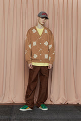 MUSIC ARGYLE CARDIGAN / BEIGE