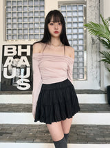 freesia shirred skirt