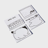 デイリードローイングメモ - M / Daily drawing memo - M (set of 4)