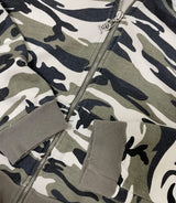 PNFメイド ビンテージウォッシングカーモフーディージップアップ / PNF made vintage washing camo hoodie zip up