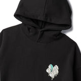ハートプリンティングパーカー/HEART PRINTING HOODIE-BLACK