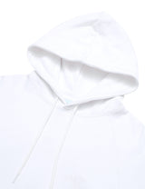 Wセラーロゴクロップドフーディー/W SELLER LOGO CROPPED HOODIE WHITE(CV2CFFM402A)