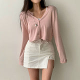ベイビーリブクロップドサマーカーディガン