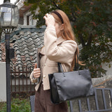 Glossy venti bag_black