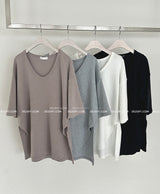 Maison Loose fit Napping Inner Short Sleeve Tee
