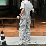 [BASIC ITEM] Eco u neck half t-shirts(5color)