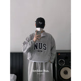Huke x Nus. half zip-up