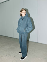 Paneled Jacket - Washed Navy