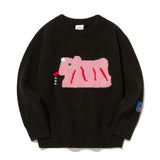 [KIDS] KIRSH X MISAKI KAWAI KIDS FAMILY BASIC KNIT [BLACK]