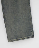 オリーブウォッシュデニムパンツ / Olive washed denim pants
