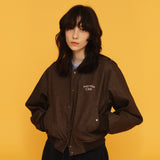 P.T.C バーシティージャケット/P.T.C VARSITY JACKET_BROWN