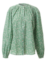 HENRY NECK SHIRRING BLOUSE_GREEN (6638369013878)