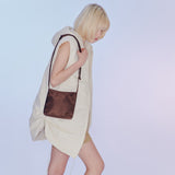 Lightweight Crossbody Bag (Brown)