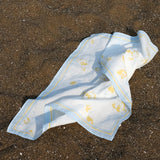 [Organic Scarf] Genista - Blue