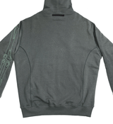 THE FOUNDATION zip-up hoodie(Khaki grey) (6636898091126)