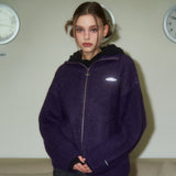 [NF] MARIPOSA KNIT HALF ZIP-UP (PURPLE)_F22ZA933