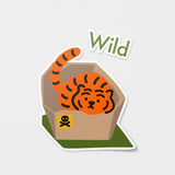 WILD TIGER REMOVABLE STICKERS (6538524655734)