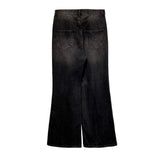 (UNISEX) スーパーメゾンロングブーツカットデニム