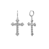 NO.474 [SILVER] ノットクロスピアス