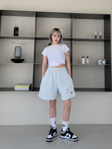 VENTIQUE Wappen Embroidery Signature Shorts 8color