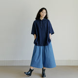 クロップパンツ / unisex crop pants denim (banding)