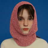 ニットバラクラバ/KNIT BALACLAVA_PINK