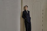 ウールツイルセットアップジャケット/WOOL TWILL SETUP JACKET_NAVY