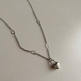 ハートロックユニークネックレス/haj Heart lock unique necklace