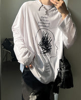 スクラッチスリーブT / Scratch Sleeve Tee (2 color)