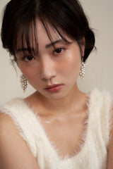 パールグレープピアス