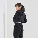 フーデッドクロップスウェットシャツ / (9086) USS Hooded Crop Sweatshirt
