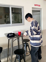 No.0588 C pattern over KNIT (3color)