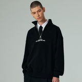 アノラックスウェット/ANORAK SWEAT SHIRT-BLACK
