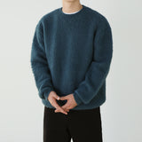 MOHAIR HEAVY OVERFIT ROUND KNIT