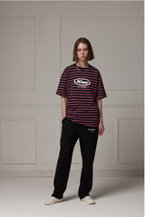 Pigment washed training pants - Black (4622123040886)