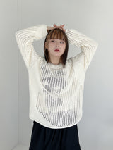 ロペマップニット/Rope Map Knit (2color)