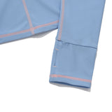 スモールチェリージップアップラッシュガード / SMALL CHERRY ZIP-UP RASHGUARD [SKY]