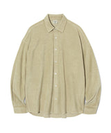 テリー コットン シャツ S104 / Terry Cotton shirt S104 Ecru Beige