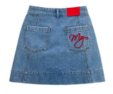 Denim mini skirt 