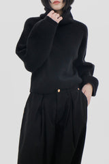 タートルレグランニット/Turtle Leglan Knit (4color)
