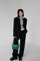 カシミアニットジップアップ / Cashmere knit zip-up (3color)