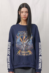  RETRO SWEATSHIRT / NAVY