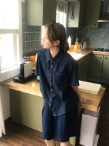 グラビティデニムシャツ