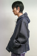 フードカーディガンジャケット / HOOD CARDIGAN JACKET-INDIGO NAVY