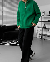 2WAYウールニットジップアップ / RU Two-way Wool Knit Zip-Up (3 colors)