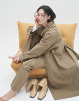 Loose Fit Single-Breasted Coat(3 color) (6596179460214)