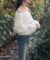 Feather blouse
