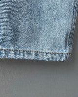 ライトブルービンテージデニムパンツ / TR2453 Light blue vintage denim pants (XS–L)