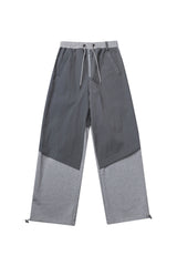 PIPPING MIX PANTS_GRAY