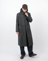 ウールセンスインナーフードコート/wool sense inner hood coat 2color